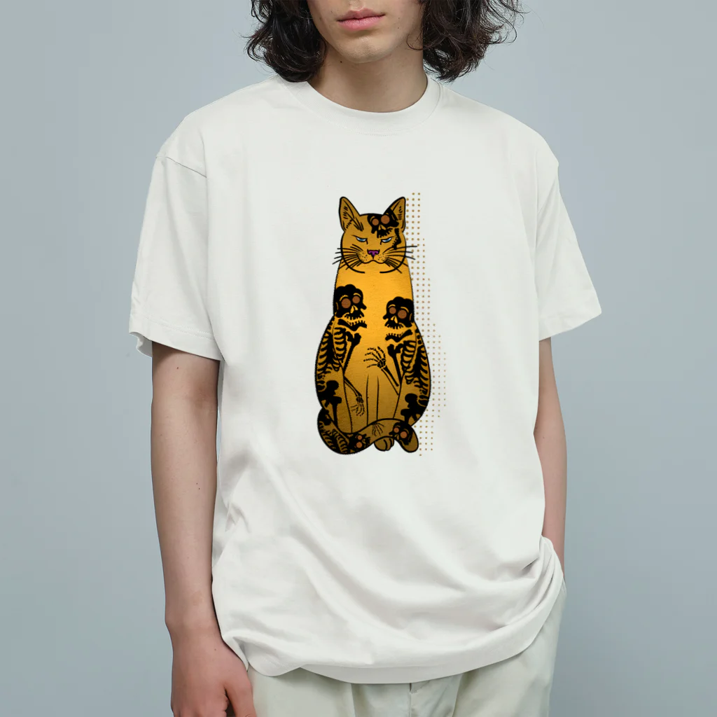 Astrolab • アストロラーベのCat and Boners オーガニックコットンTシャツ