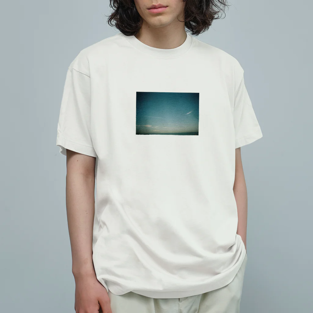 prupruneのとある日の空と海 オーガニックコットンTシャツ