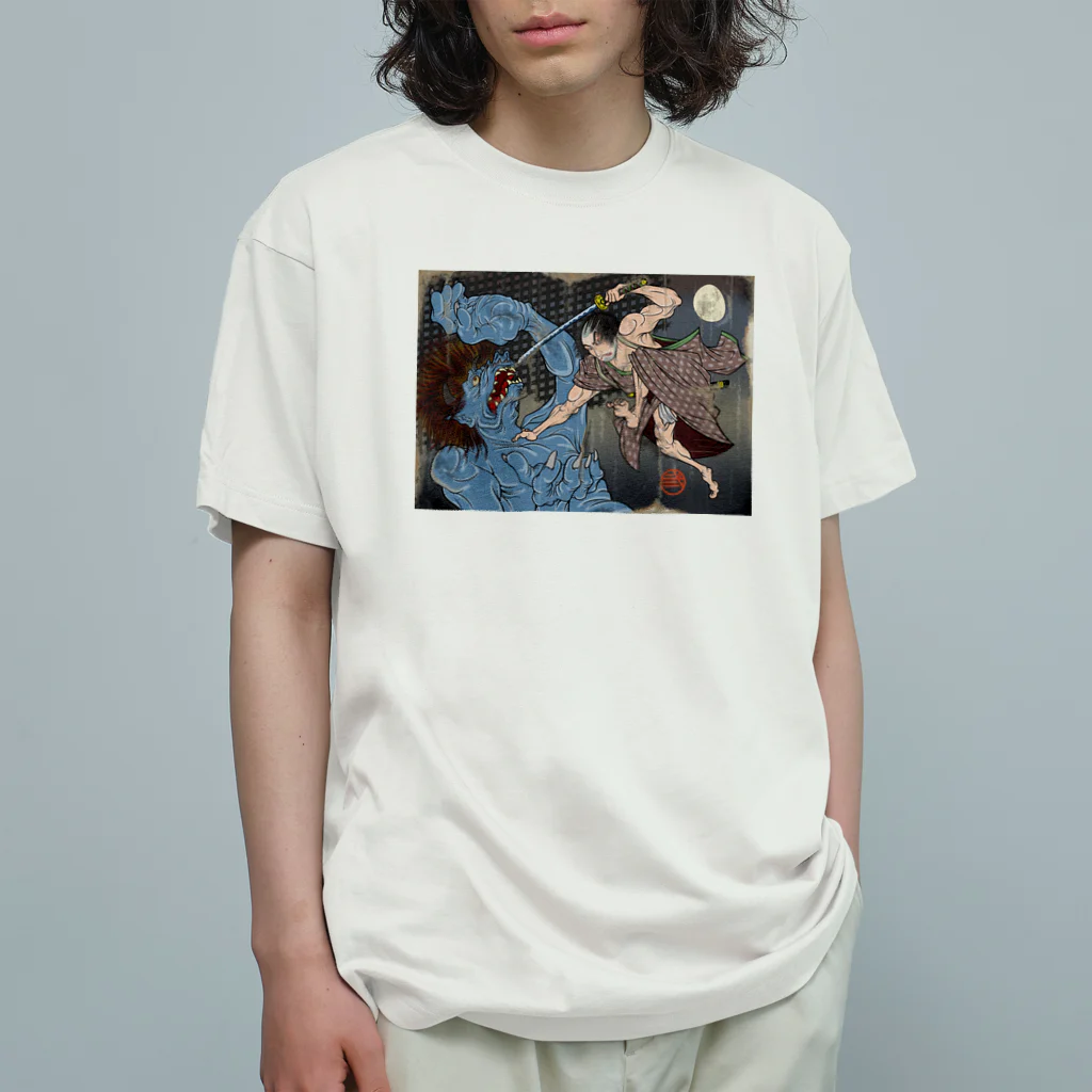nidan-illustrationの"武者絵" 1-#1 オーガニックコットンTシャツ
