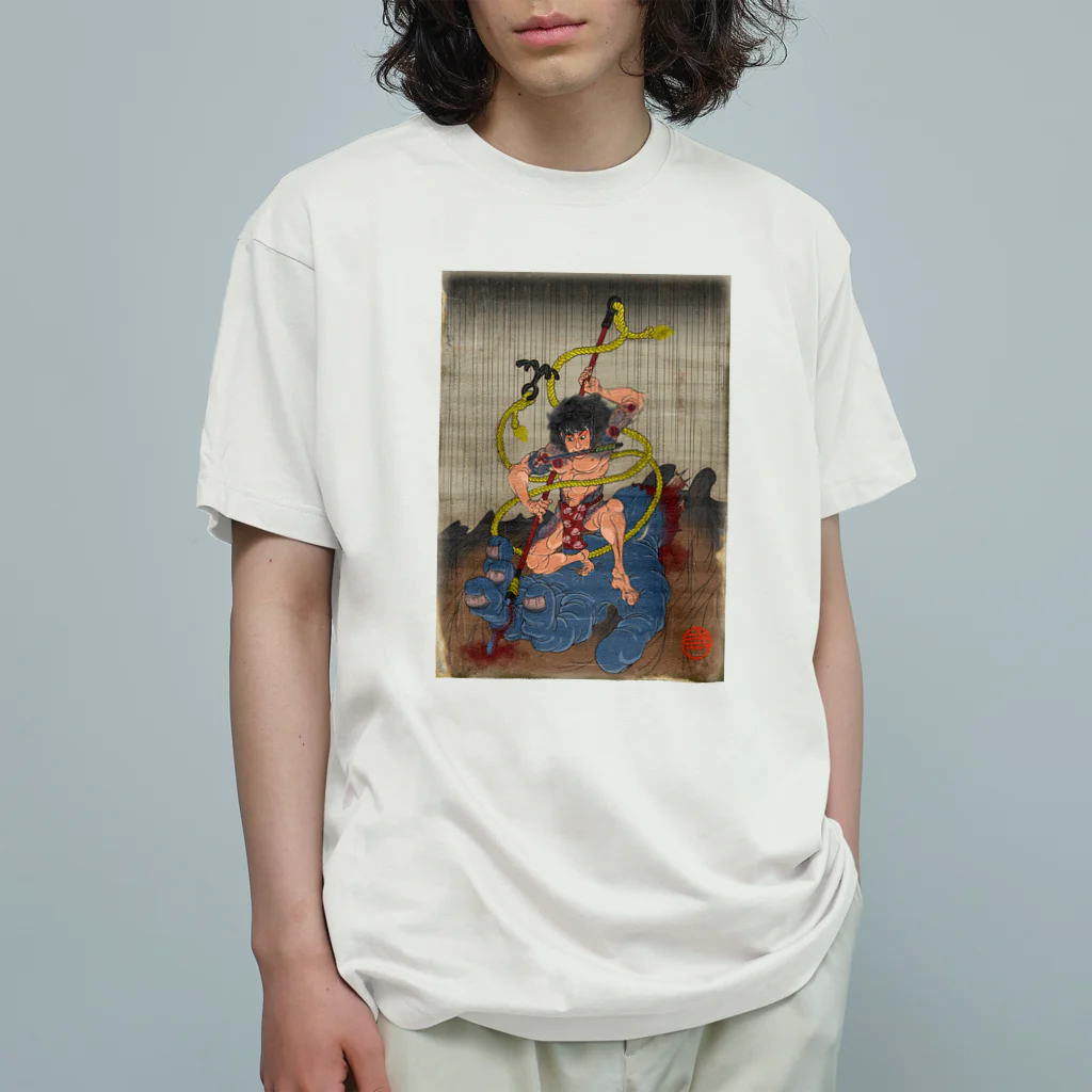 nidan-illustrationの"武者絵" 3-#1 オーガニックコットンTシャツ