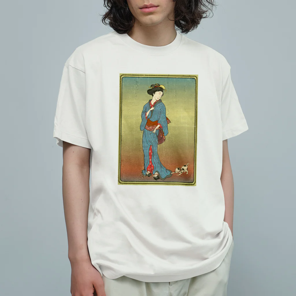 nidan-illustrationの"美人画" 1-#1 Organic Cotton T-Shirt