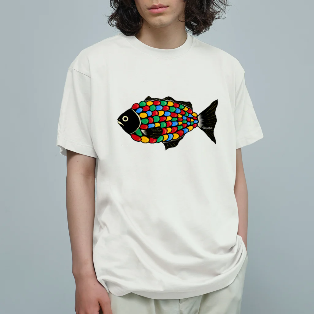 Yamadatinkuの謎の魚 Organic Cotton T-Shirt