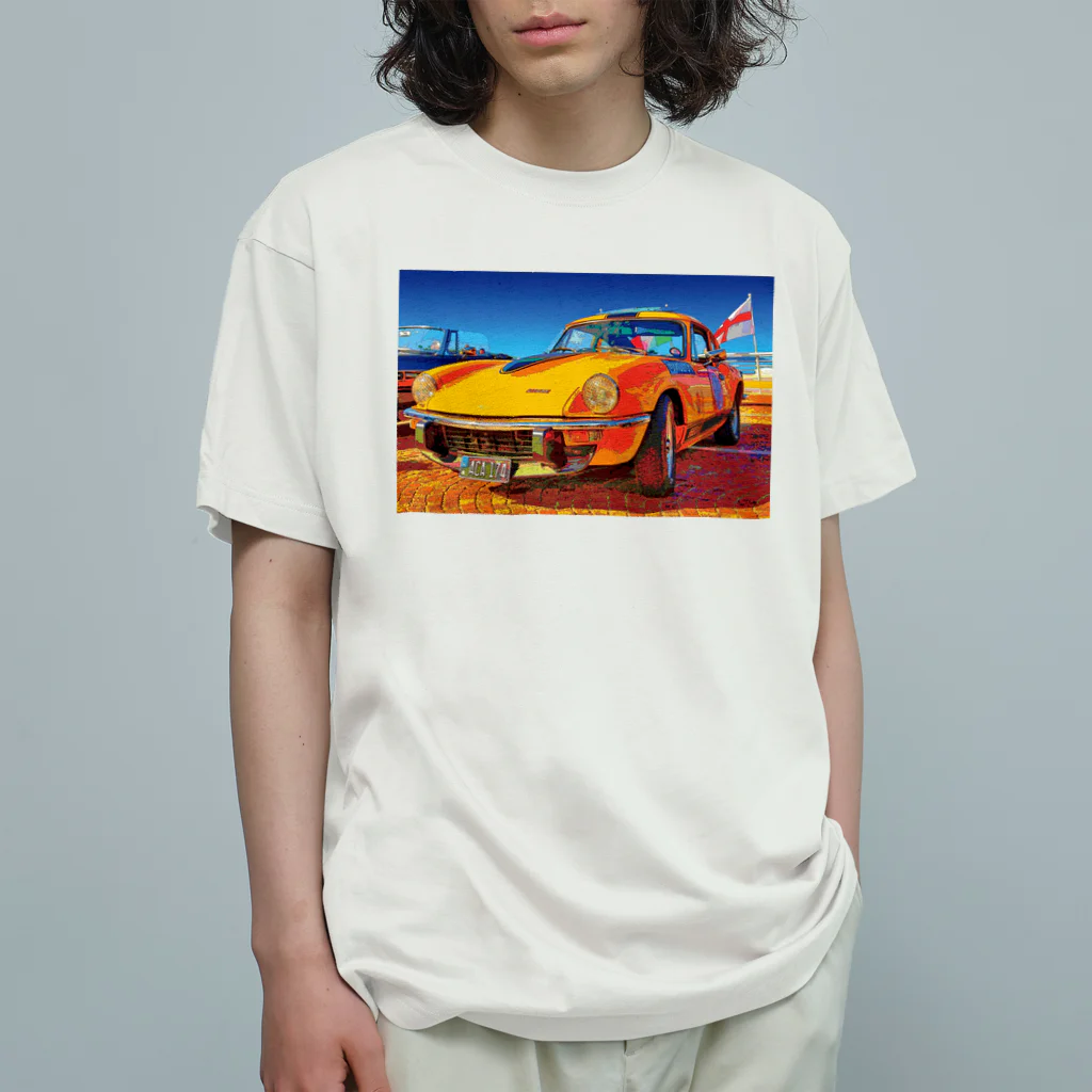 GALLERY misutawoの黄色のトライアンフGT6mk3 オーガニックコットンTシャツ