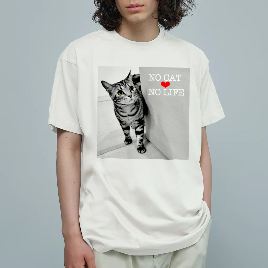 American Shorthair’s shopのあめしょのやつ3 オーガニックコットンTシャツ