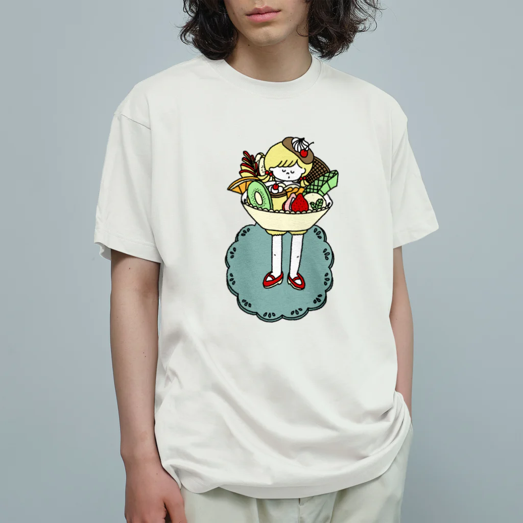 tanakasakiのおひとりさまパフェ Organic Cotton T-Shirt