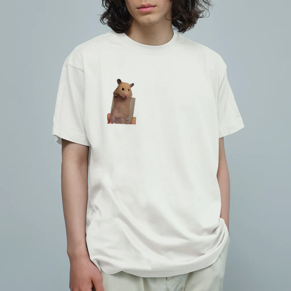 もちょのキンクマハムスターin100均綿棒入ってたやつ Organic Cotton T-Shirt