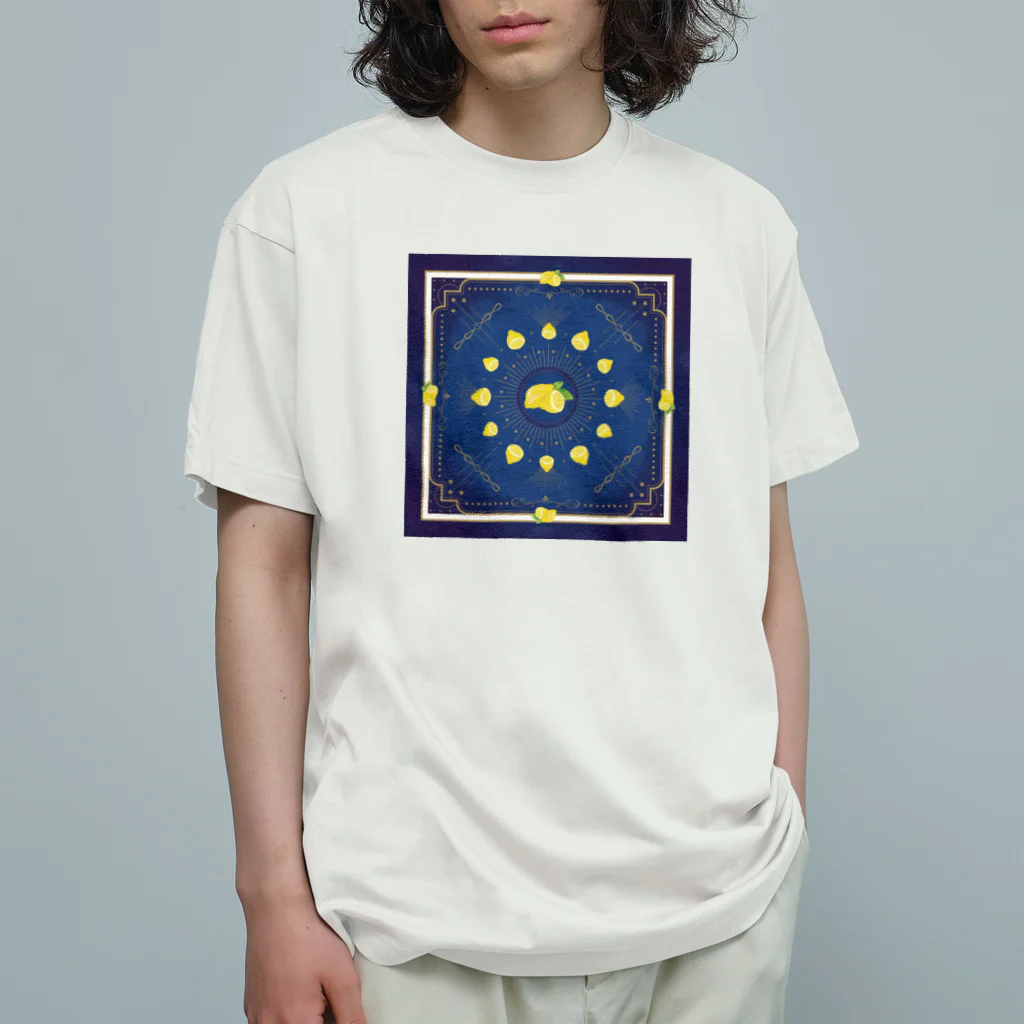 nanatitchの星とレモン Organic Cotton T-Shirt