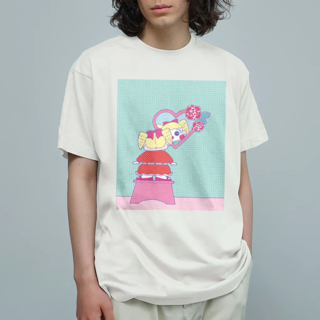 誘いのぷーちゃん・お化粧編 Organic Cotton T-Shirt