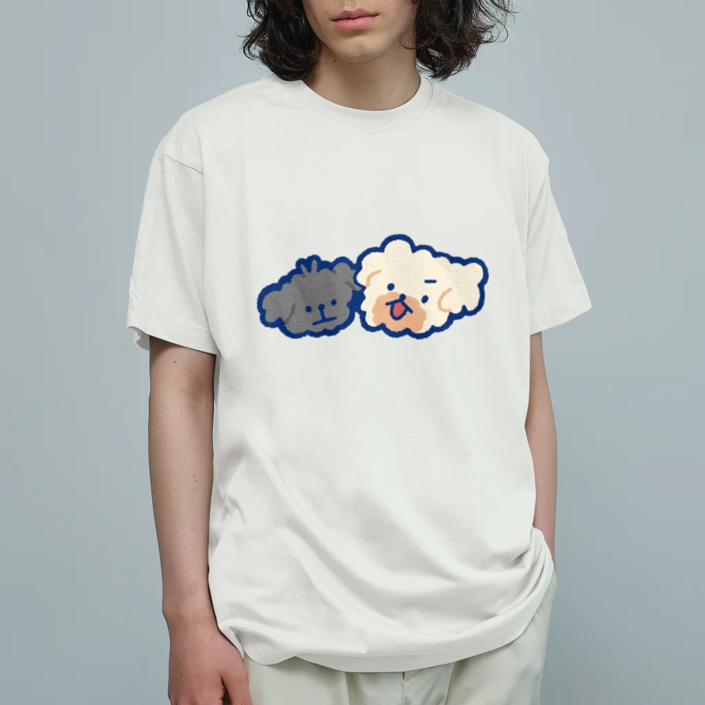 しらこのもっちとれんれん オーガニックコットンTシャツ