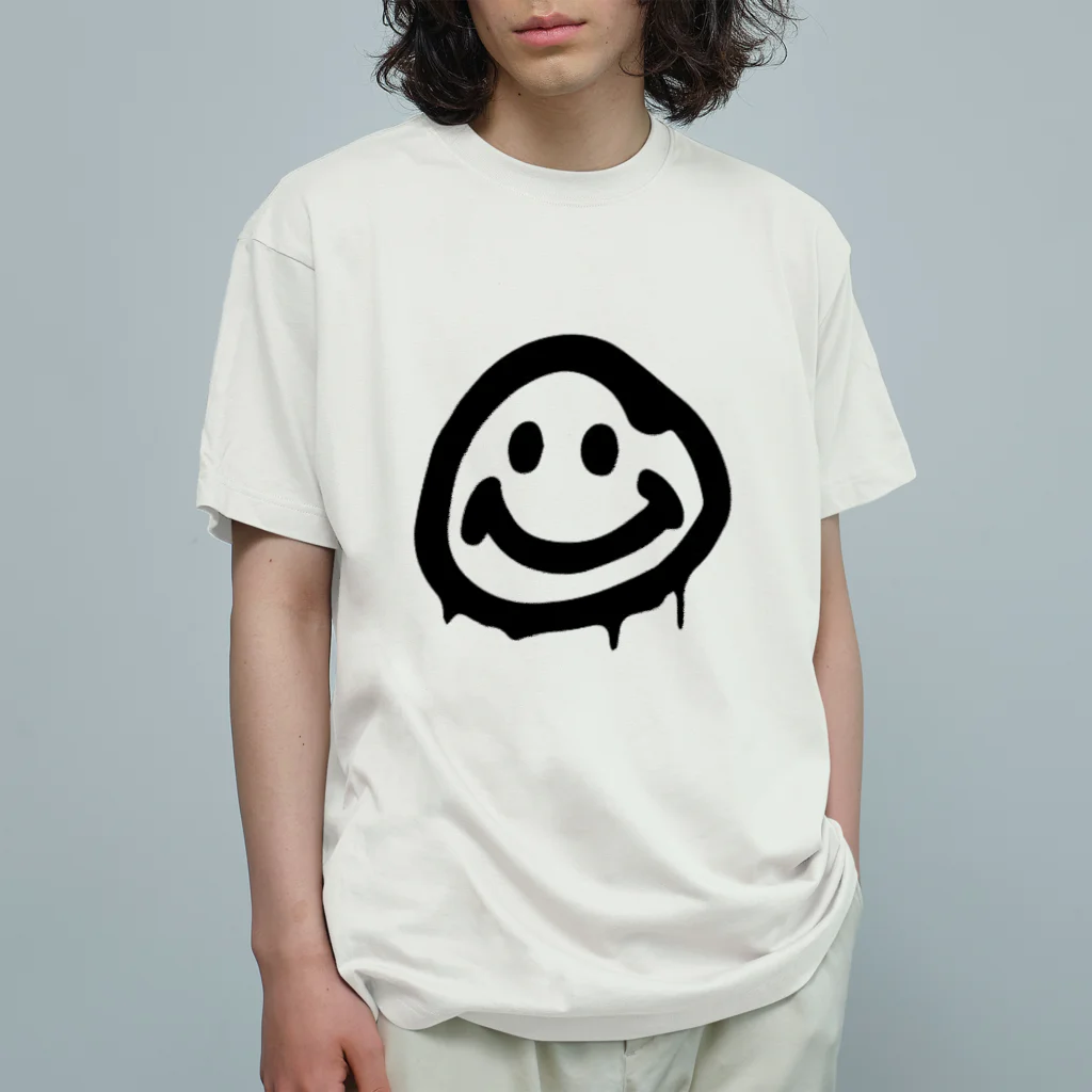 パンダマンのにこちゃん Organic Cotton T-Shirt
