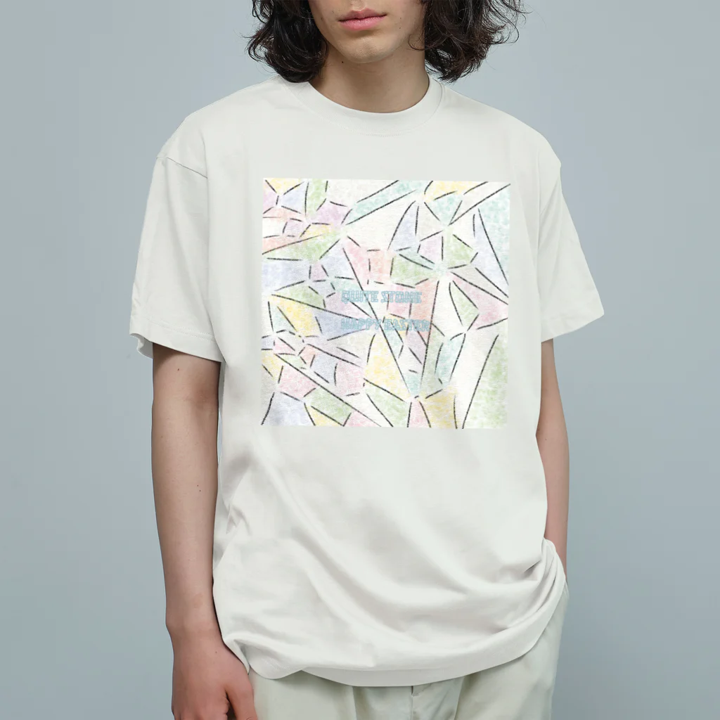 LeafCreateのQuiteStone HappyEaster Organic Cotton T-Shirt