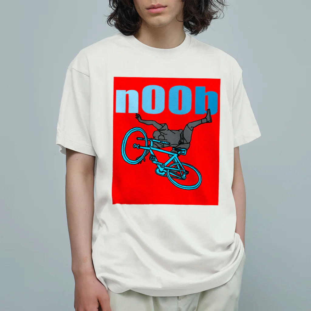 komgikogikoのnoob(ヘッタクソ) オーガニックコットンTシャツ