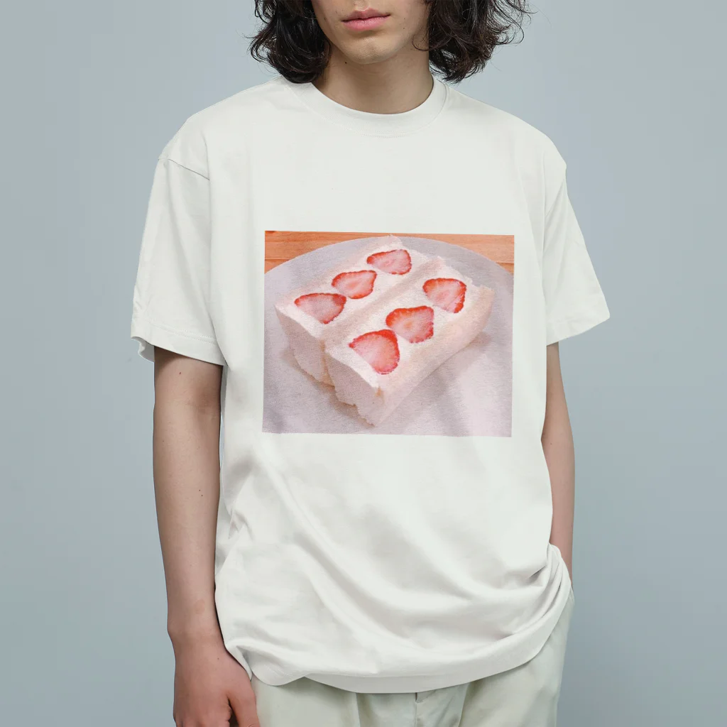 癒しショップのショートケーキ Organic Cotton T-Shirt