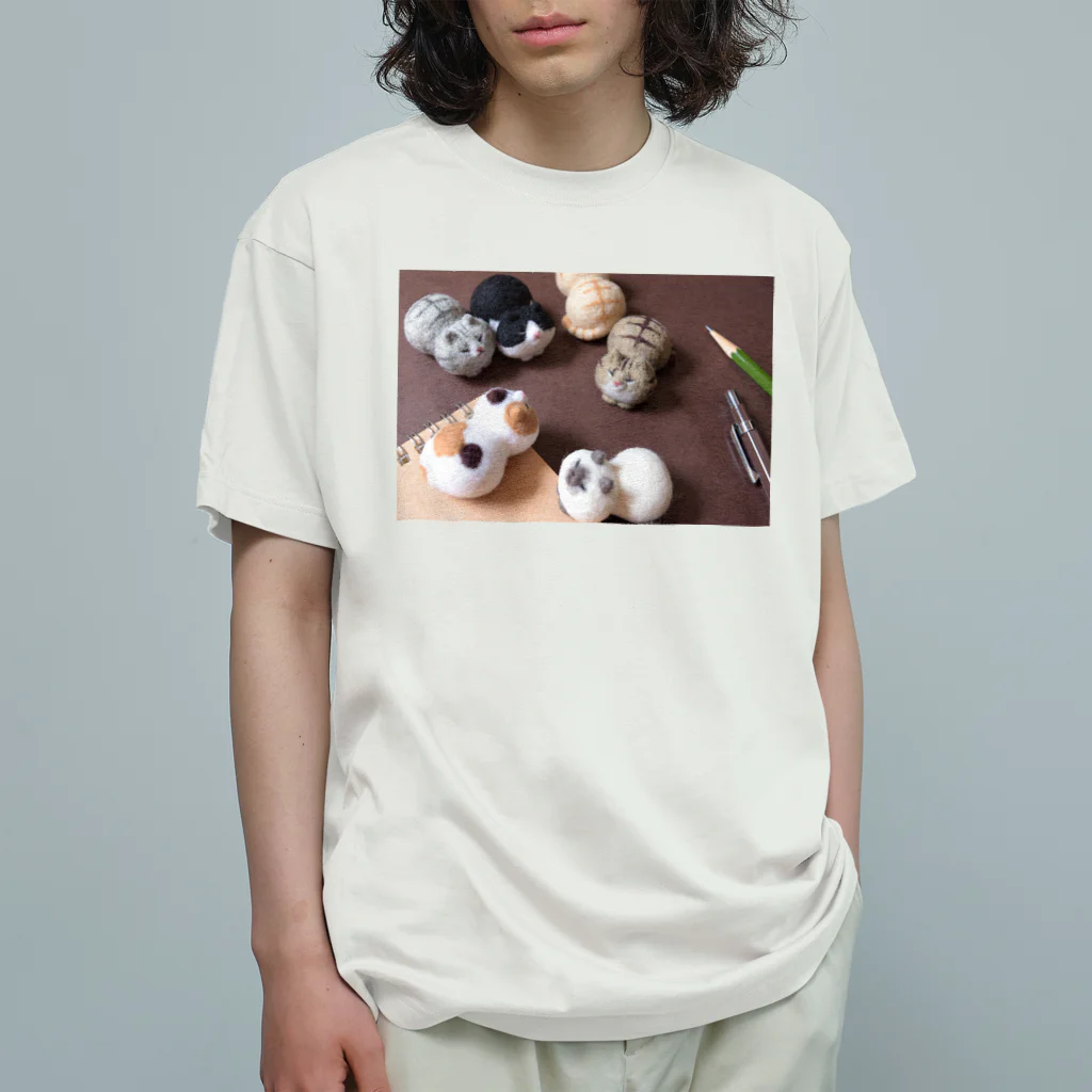 ごまめの戯れまめねこ Organic Cotton T-Shirt