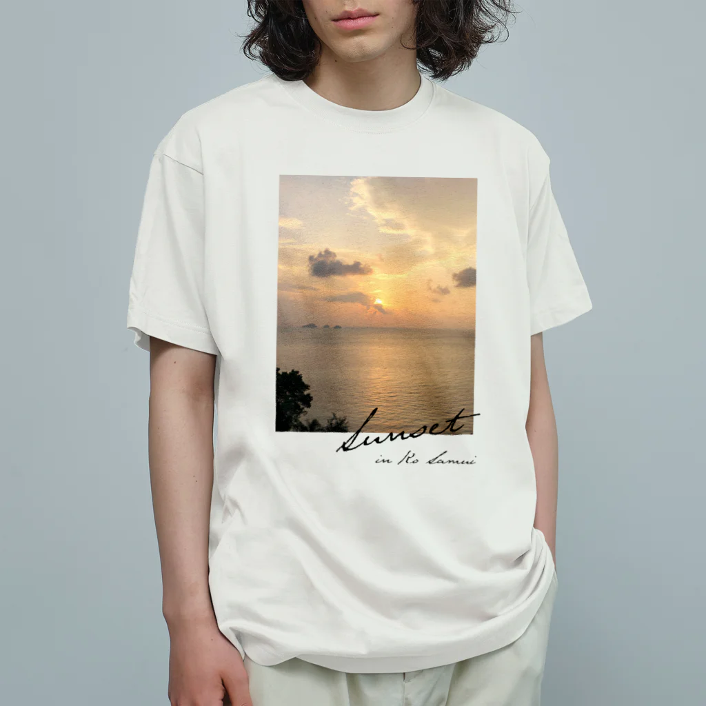 Katie（カチエ）のSunset in Ko Samui オーガニックコットンTシャツ