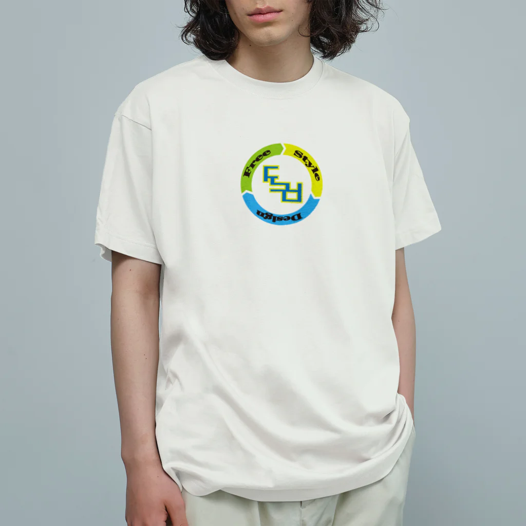 FreeStyleのF.S.D ロゴマーク オーガニックコットンTシャツ