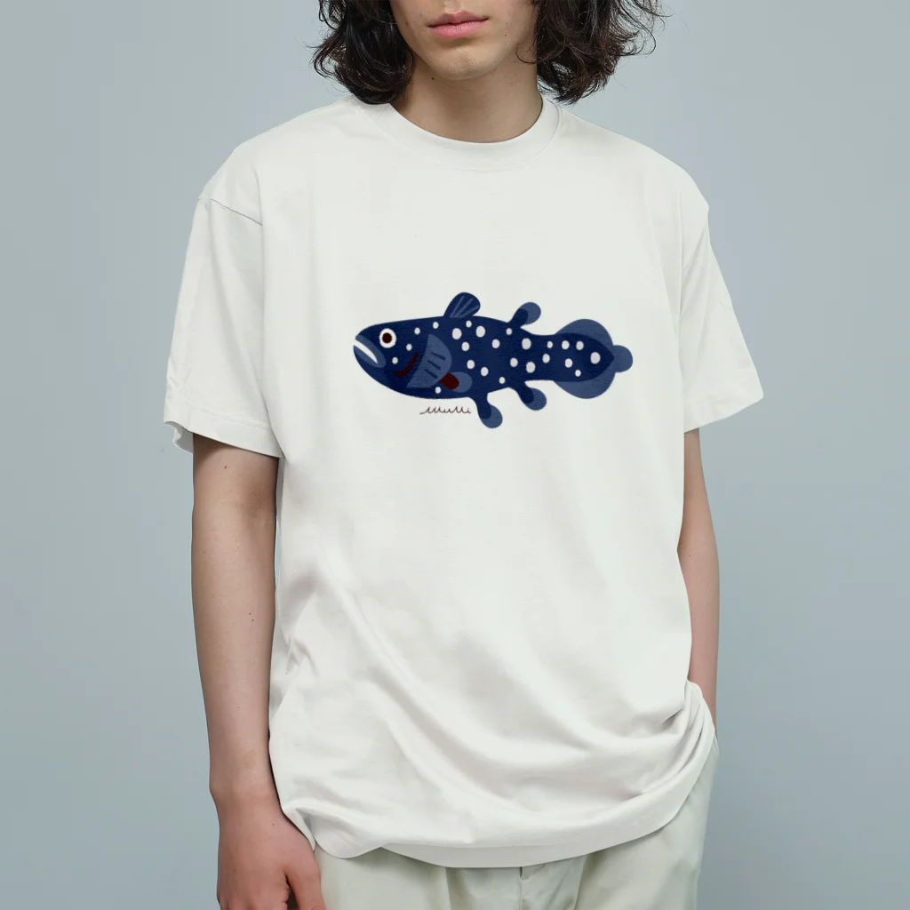 Astrio SUZURI店のシーラカンス Organic Cotton T-Shirt