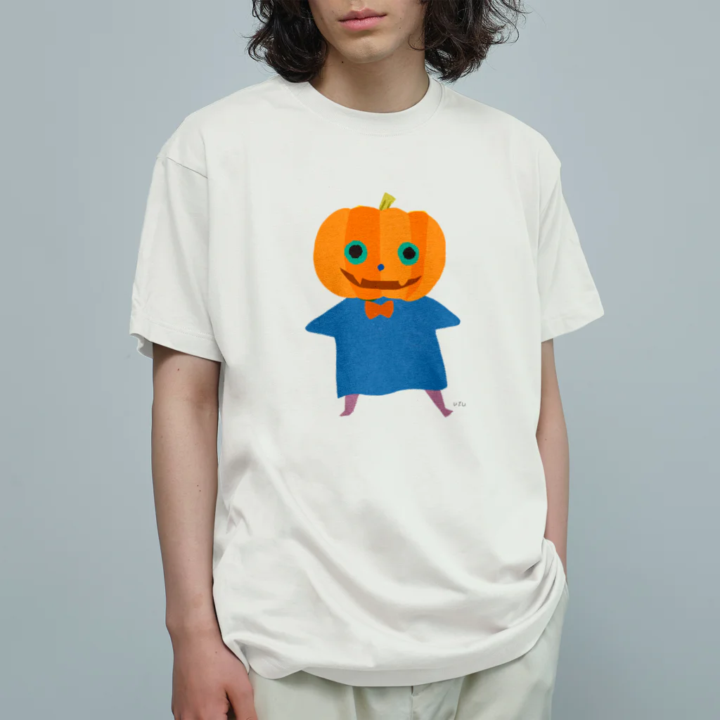 おばけ商店のおばけTシャツ＜ジャックオランタン＞ Organic Cotton T-Shirt