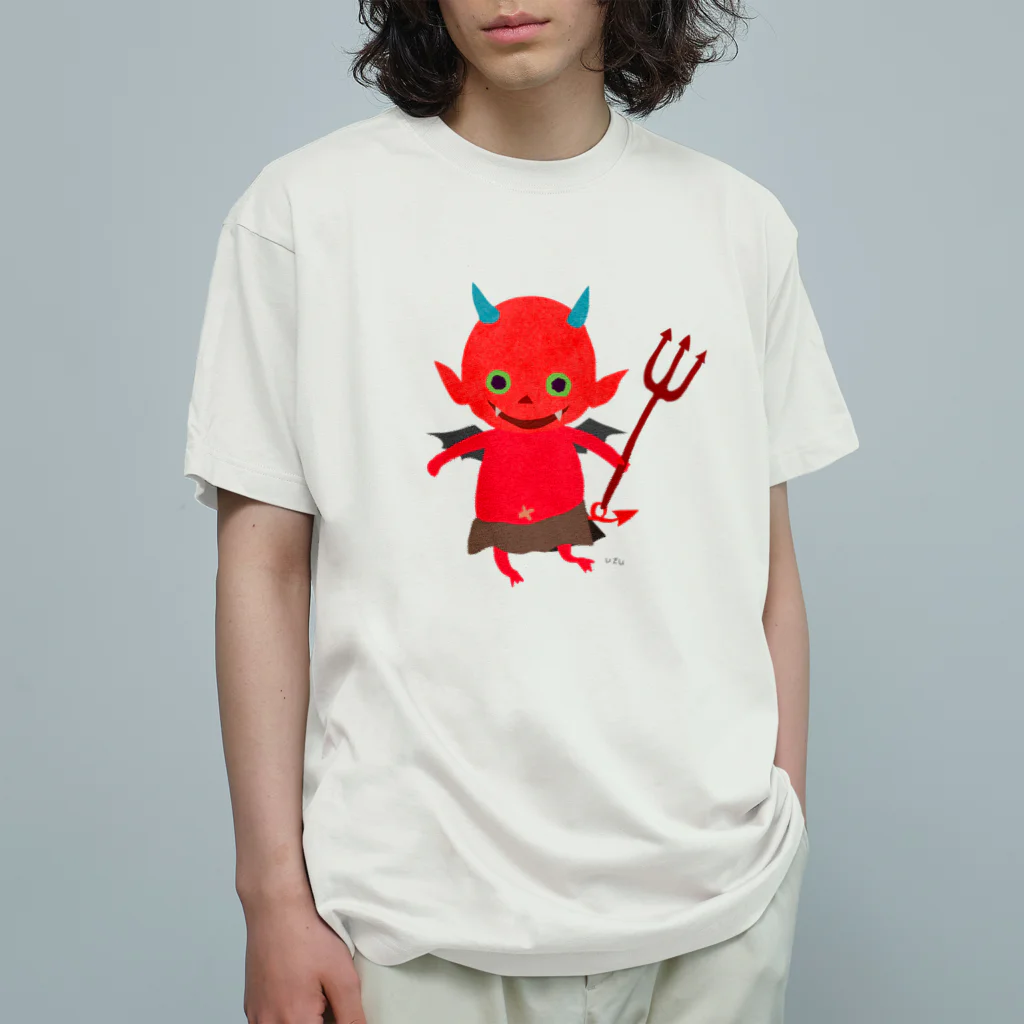 おばけ商店のおばけTシャツ＜いたずらデビル＞ Organic Cotton T-Shirt