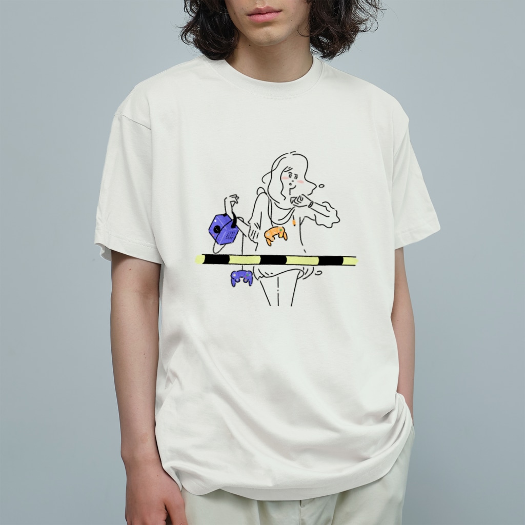 慌てん坊ガール さてとサラダの専門店 Sateto Salad のオーガニックコットンtシャツ通販 Suzuri スズリ