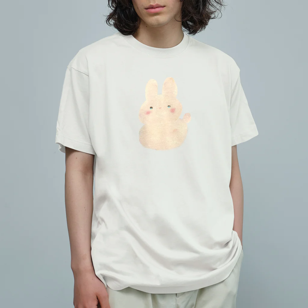 ハヤシ屋のうさぎつむり オーガニックコットンTシャツ