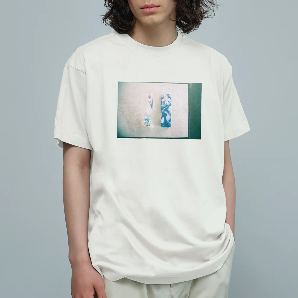 奏穂のチューリップの贈りもの Organic Cotton T-Shirt