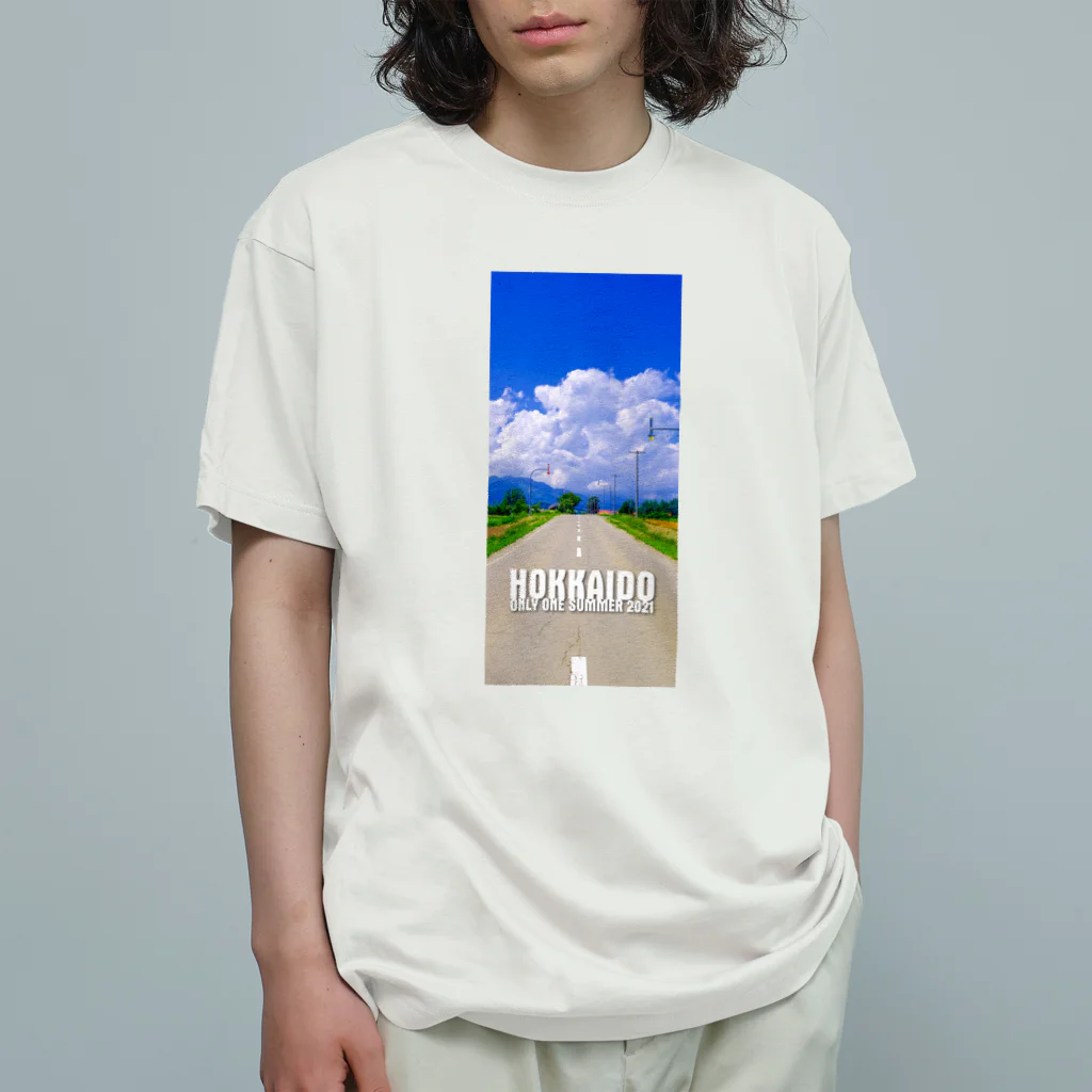 ARISEの一度きりの北海道の夏 オーガニックコットンTシャツ