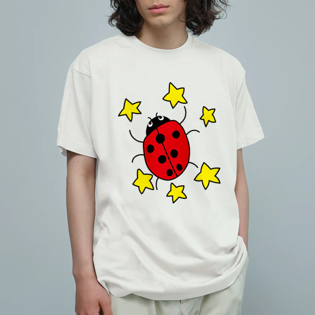 OGUSHIのてんとう虫 オーガニックコットンTシャツ