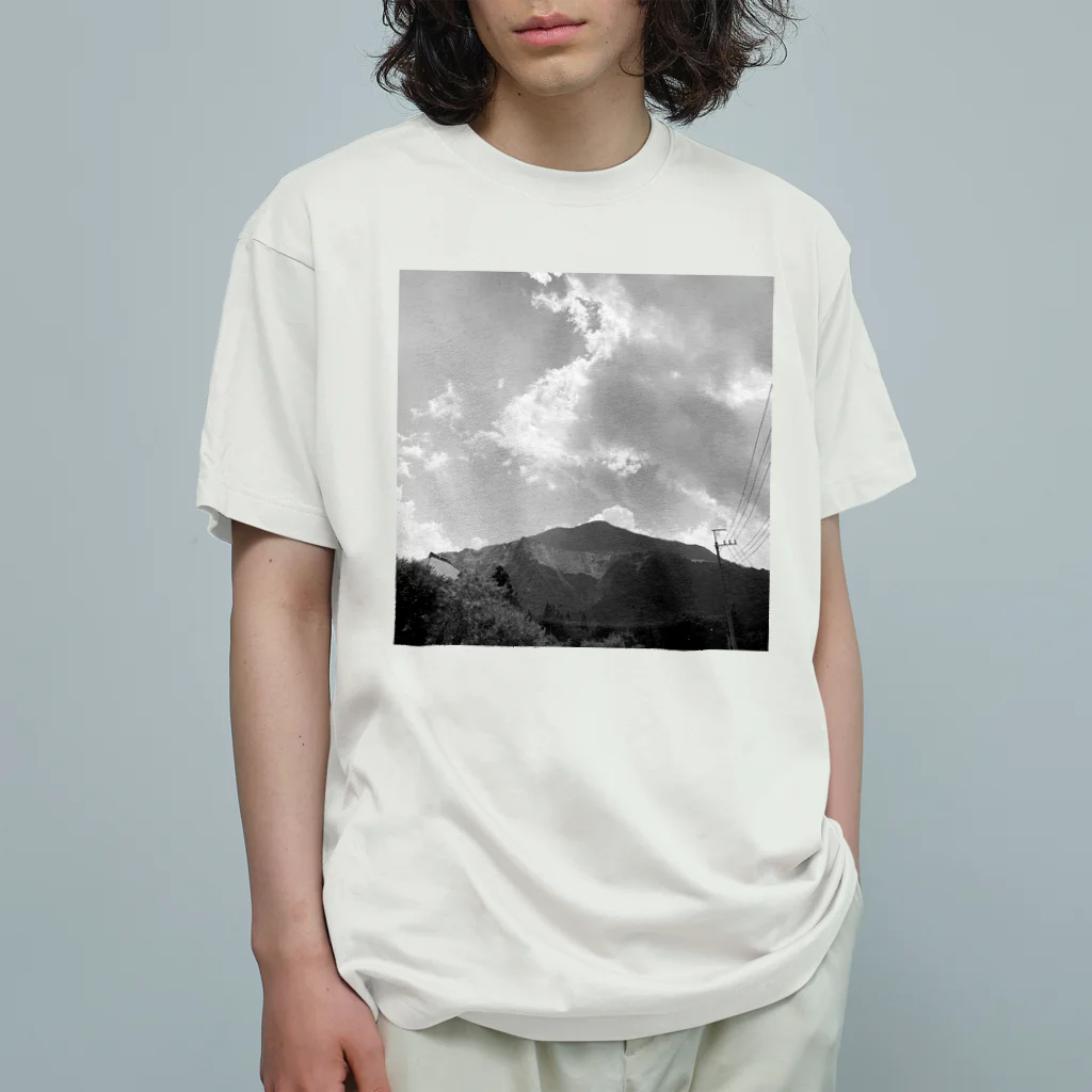 十六夜堂の秩父巡礼風景　武甲山 Organic Cotton T-Shirt