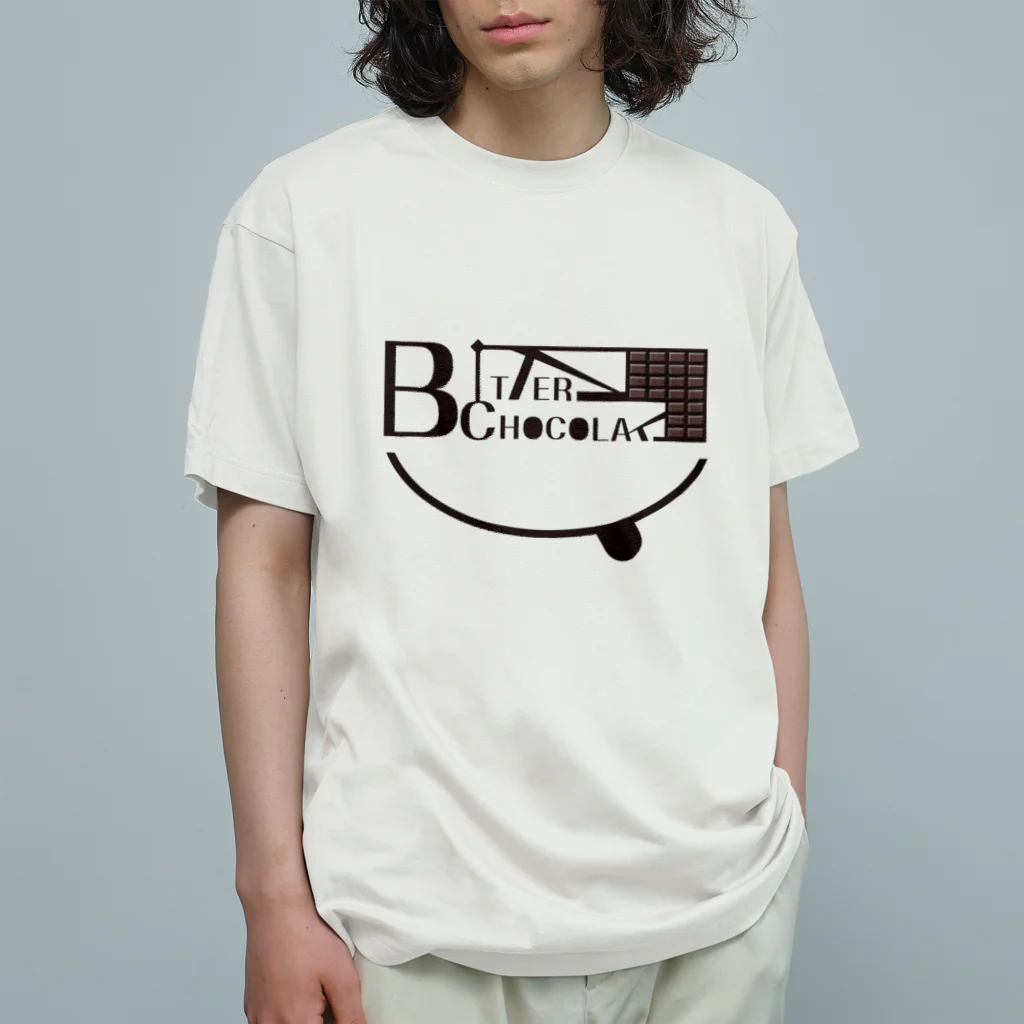 girasuのビターチョコレート オーガニックコットンTシャツ