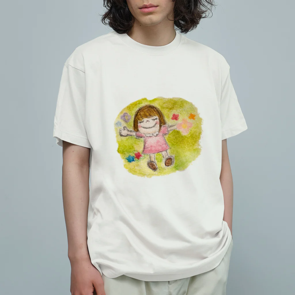 maru houseののびーんっと。 オーガニックコットンTシャツ