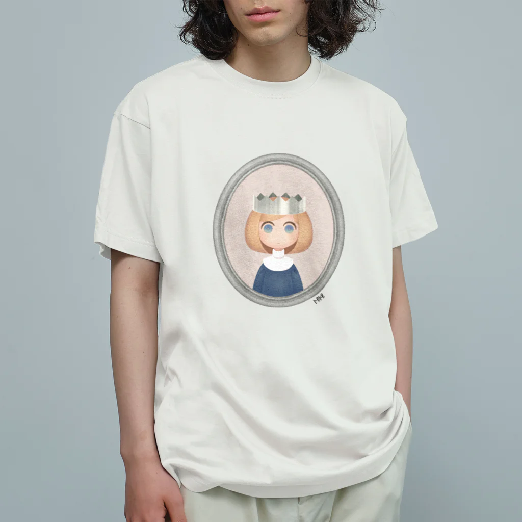 宮崎ひかり WebShopのきみはおうさま - Silver オーガニックコットンTシャツ