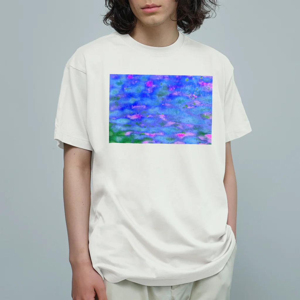 y_photo_heartの睡蓮 オーガニックコットンTシャツ