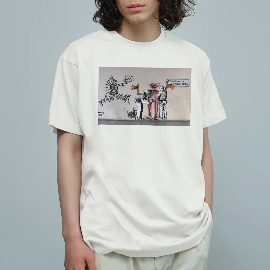 art-graffitiのWith Basquiat オーガニックコットンTシャツ