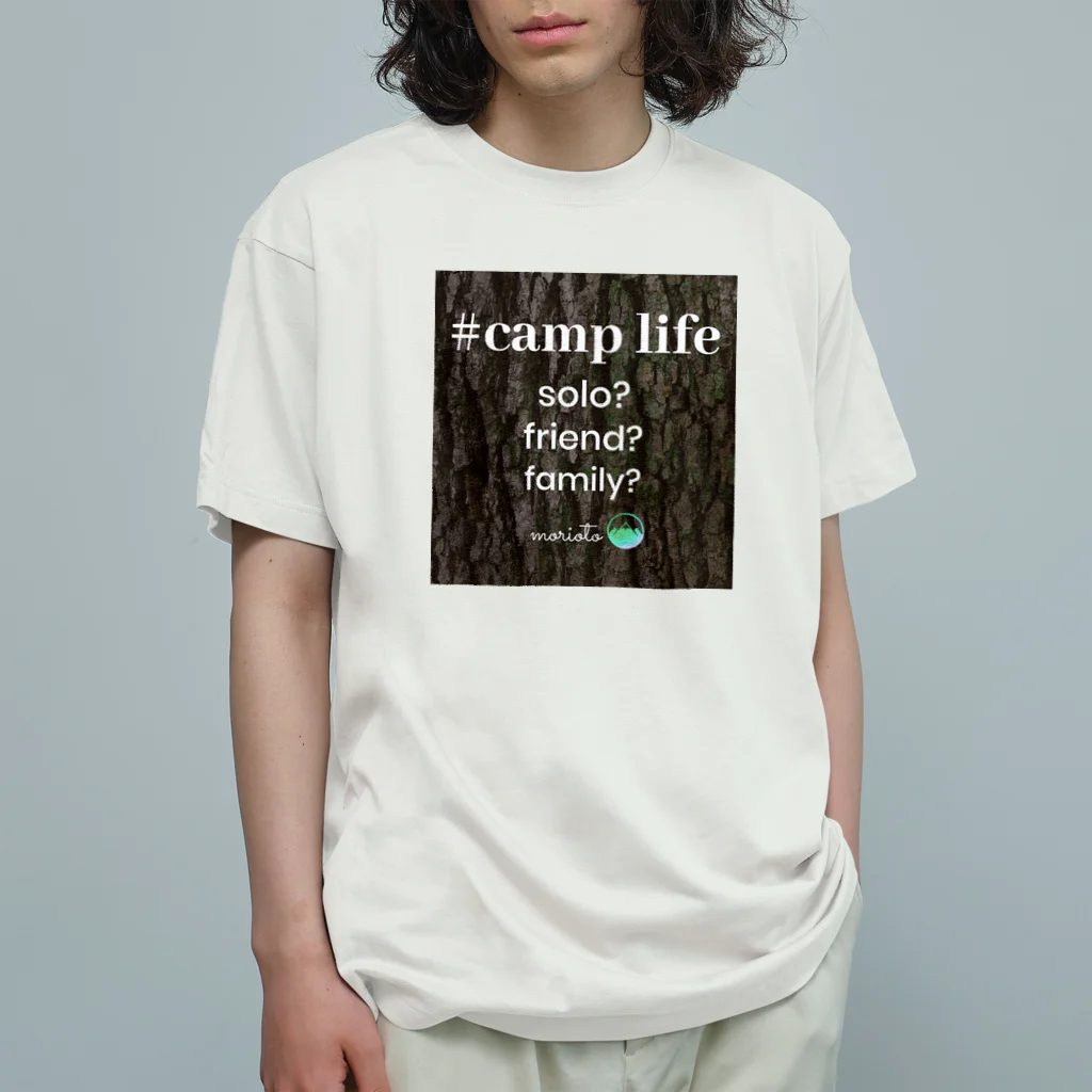 namiotoの#camplife × morioto オーガニックコットンTシャツ