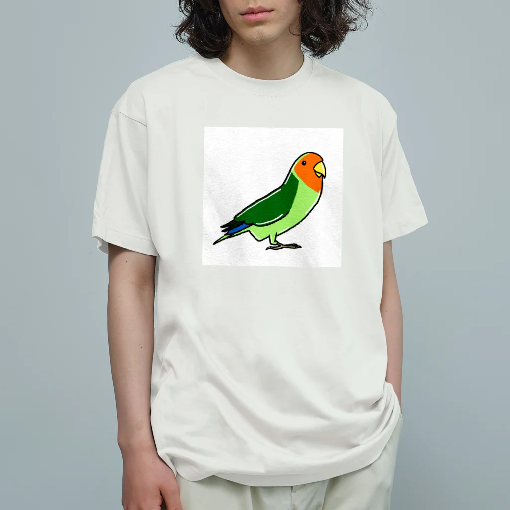 koedaのコザクラインコ オーガニックコットンTシャツ