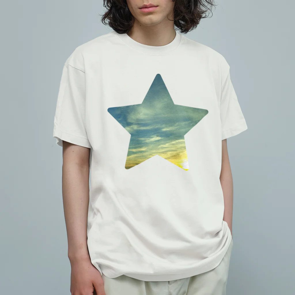 WINDOWの朝の星空 Organic Cotton T-Shirt