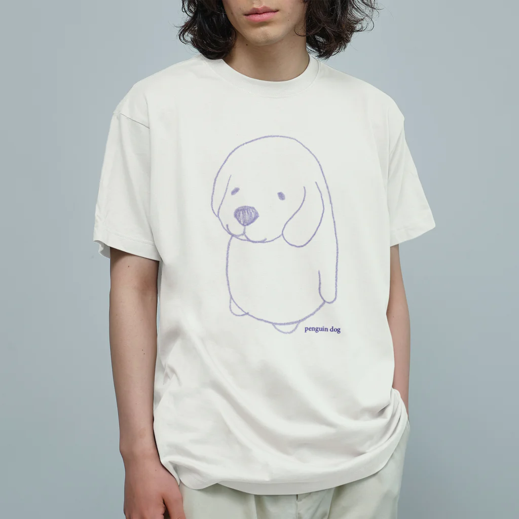 imのペンギン犬 유기농 코튼 티셔츠