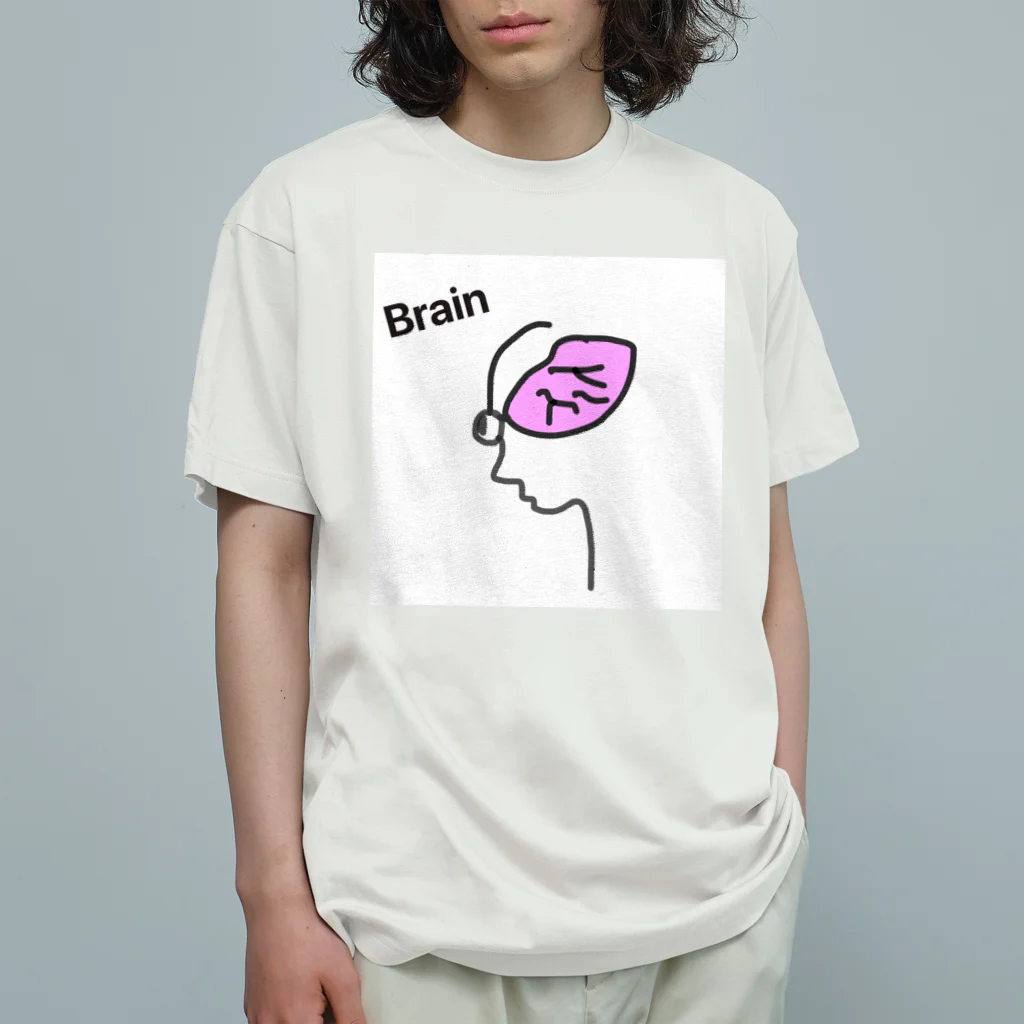 ペコりんショップの脳味噌 オーガニックコットンTシャツ