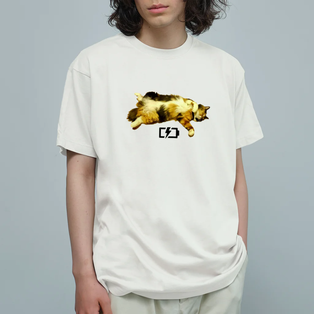 CAT CROWNのキャンディの開き オーガニックコットンTシャツ