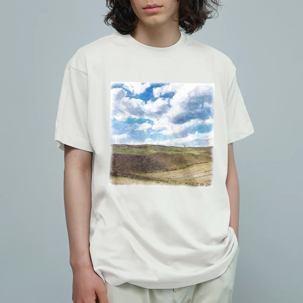 のほ本舗のトスカーナの丘Ⅱ オーガニックコットンTシャツ