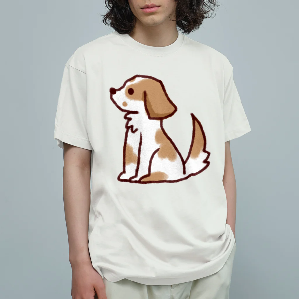 キャバリアわんこのキャバリアわんこ(ブレンハイム) Organic Cotton T-Shirt