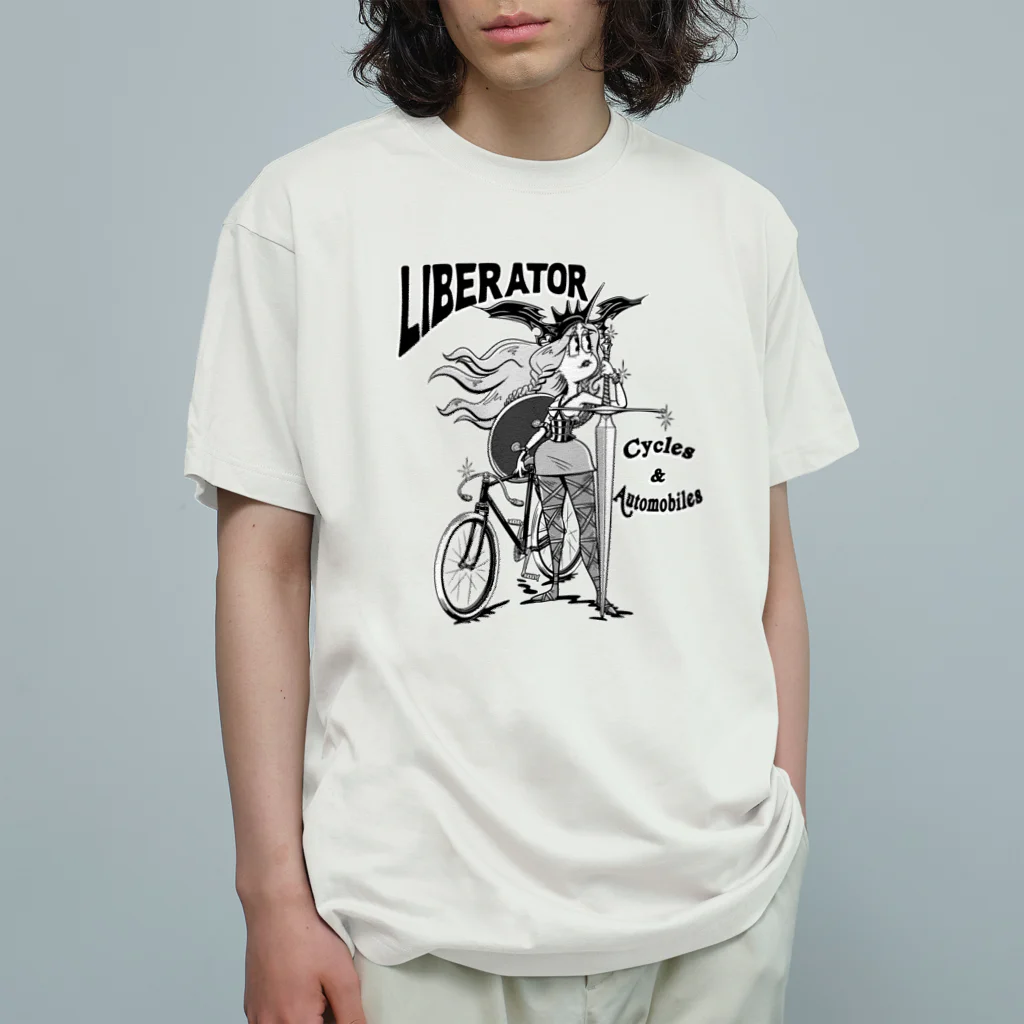 nidan-illustrationの“LIBERATOR” オーガニックコットンTシャツ