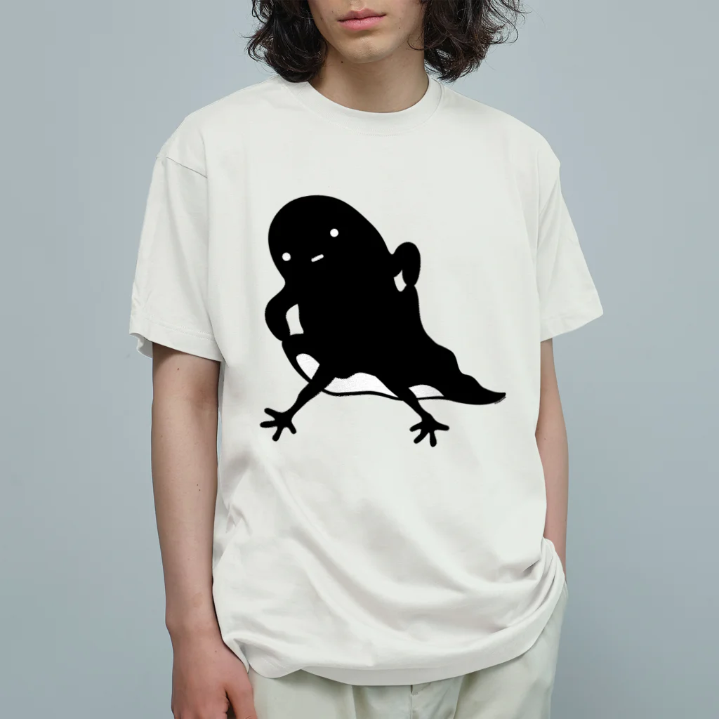 Cɐkeccooのホラーズシルエット★足生えちゃった?ゴースト Organic Cotton T-Shirt