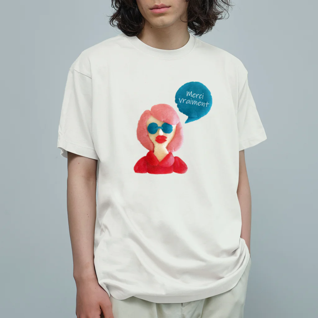 フカツ マリエのMerci vraiment. オーガニックコットンTシャツ