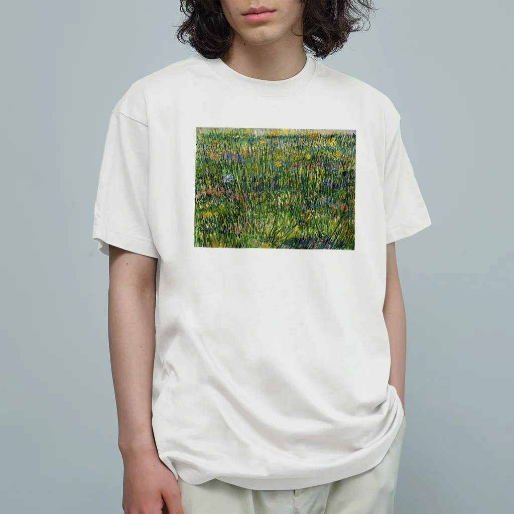 Art Baseのフィンセント・ファン・ゴッホ　《草地》 Organic Cotton T-Shirt