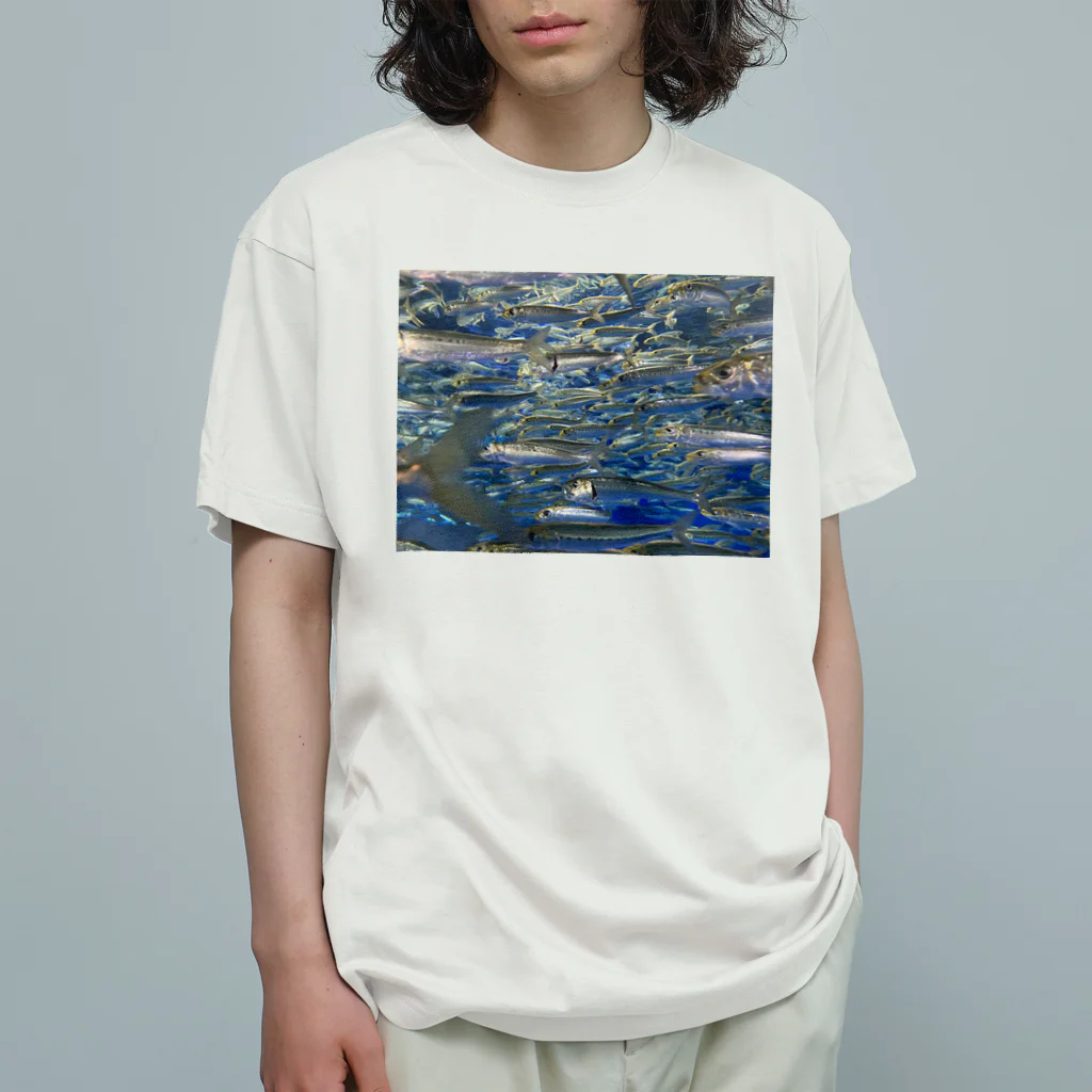 ユの確かイワシ Organic Cotton T-Shirt