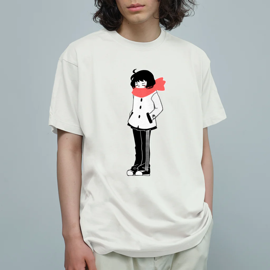 ねむ吉屋の寒がりガール Organic Cotton T-Shirt