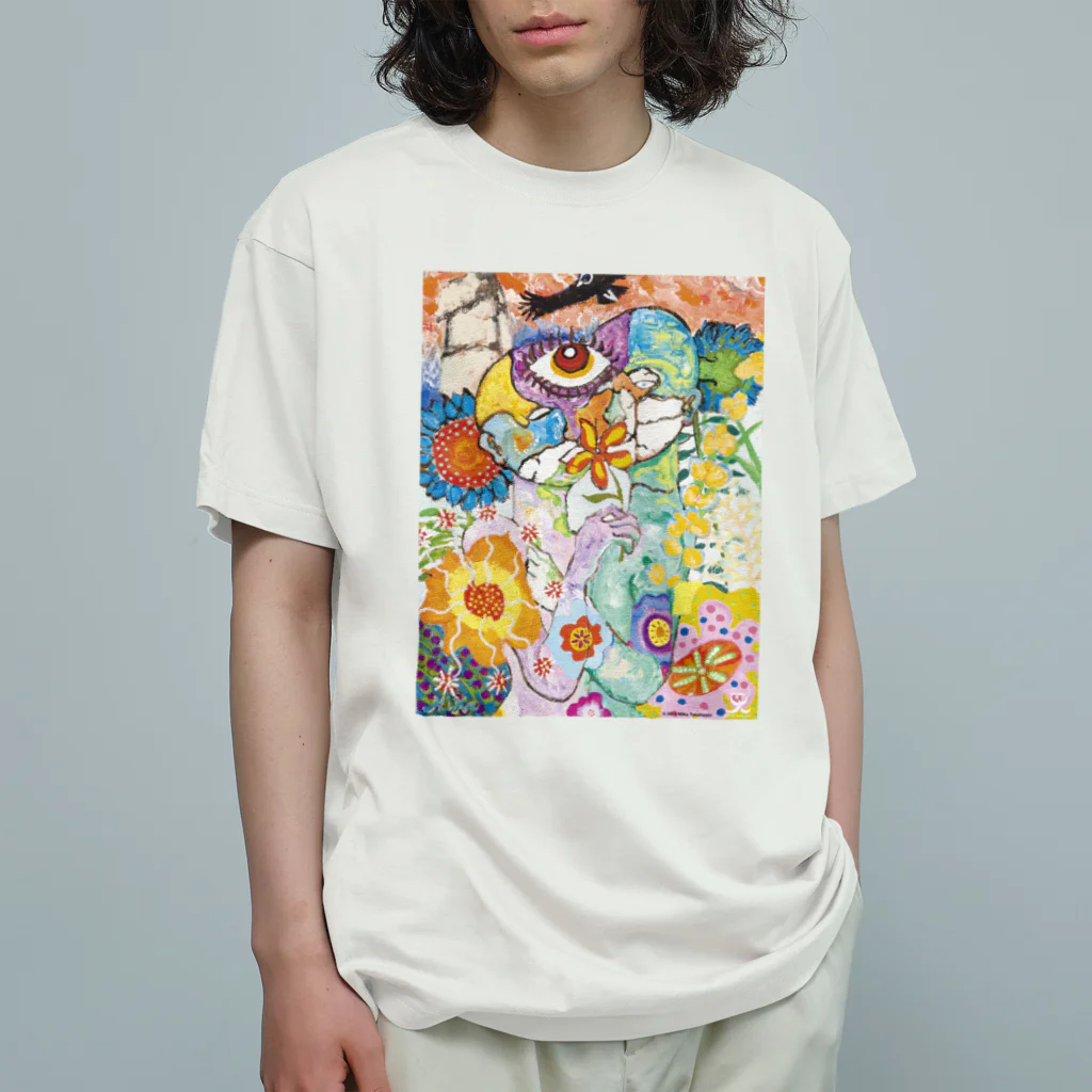 天才アートKYOTOの髙橋美佳「地獄の接吻」 オーガニックコットンTシャツ