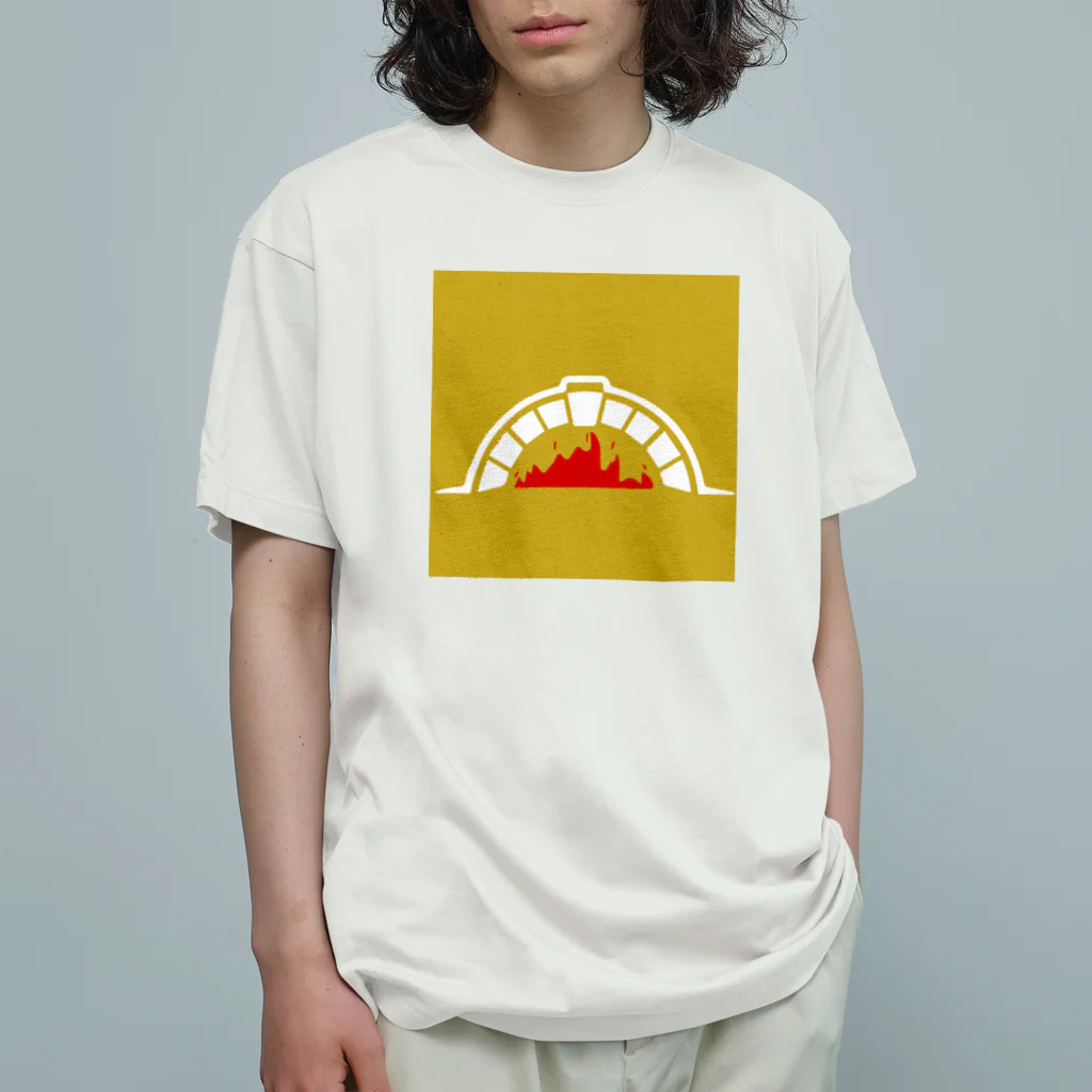 石窯ピザたつだの石窯ピザたつだ・ロゴ Organic Cotton T-Shirt